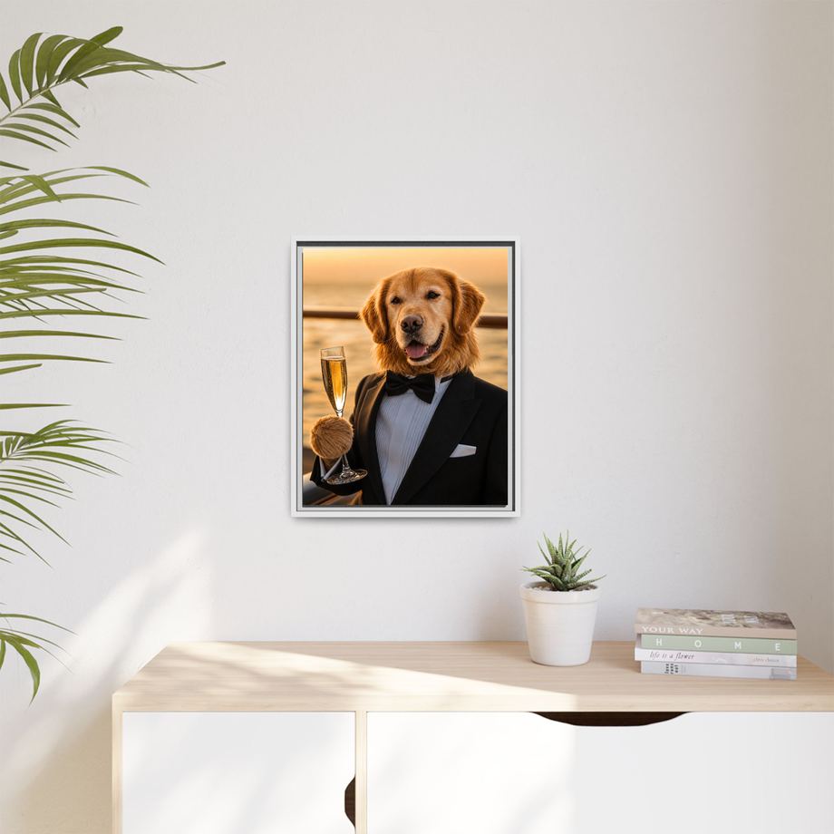 Framed 16x20 White context