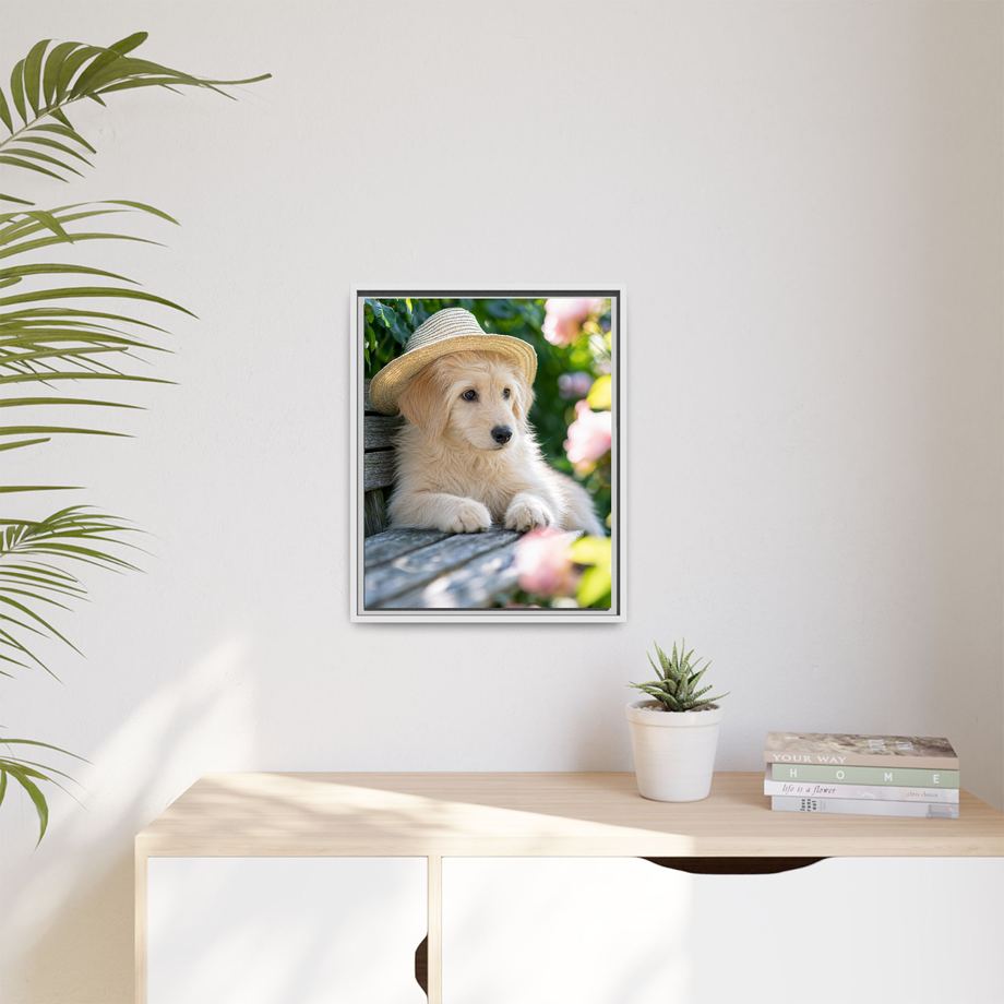 Framed 16x20 White context