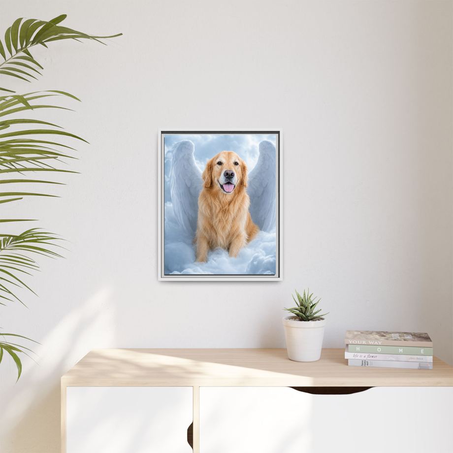 Framed 16x20 White context
