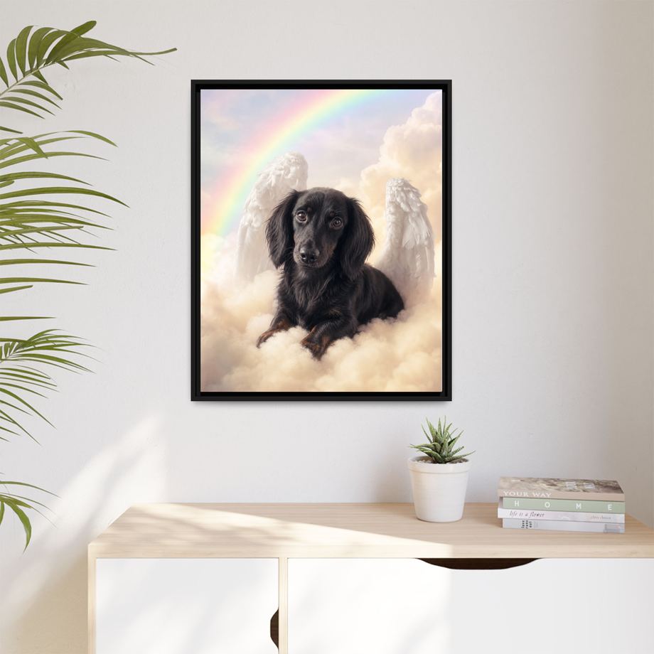 Framed 24x30 Black context