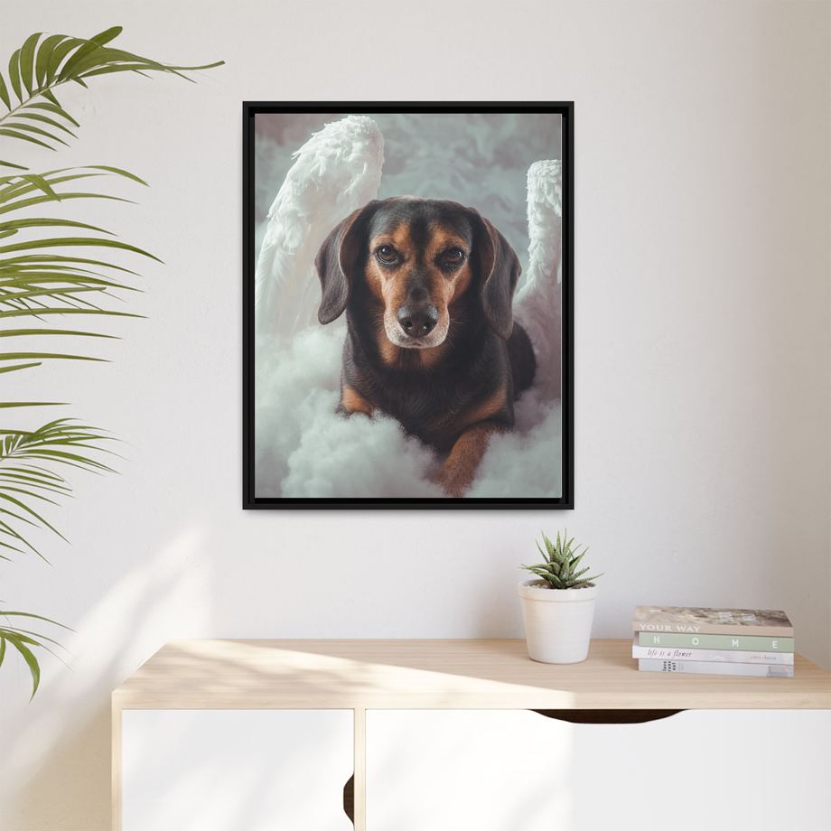 Framed 24x30 Black context