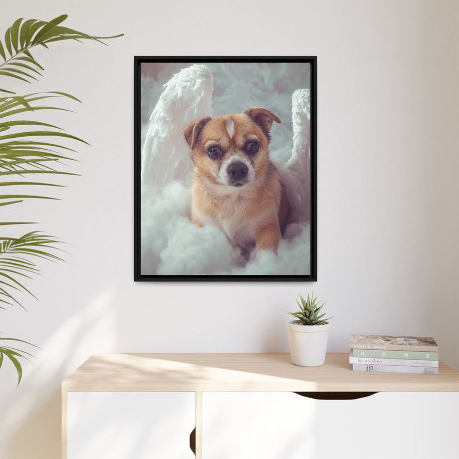 Framed 24x30 Black context