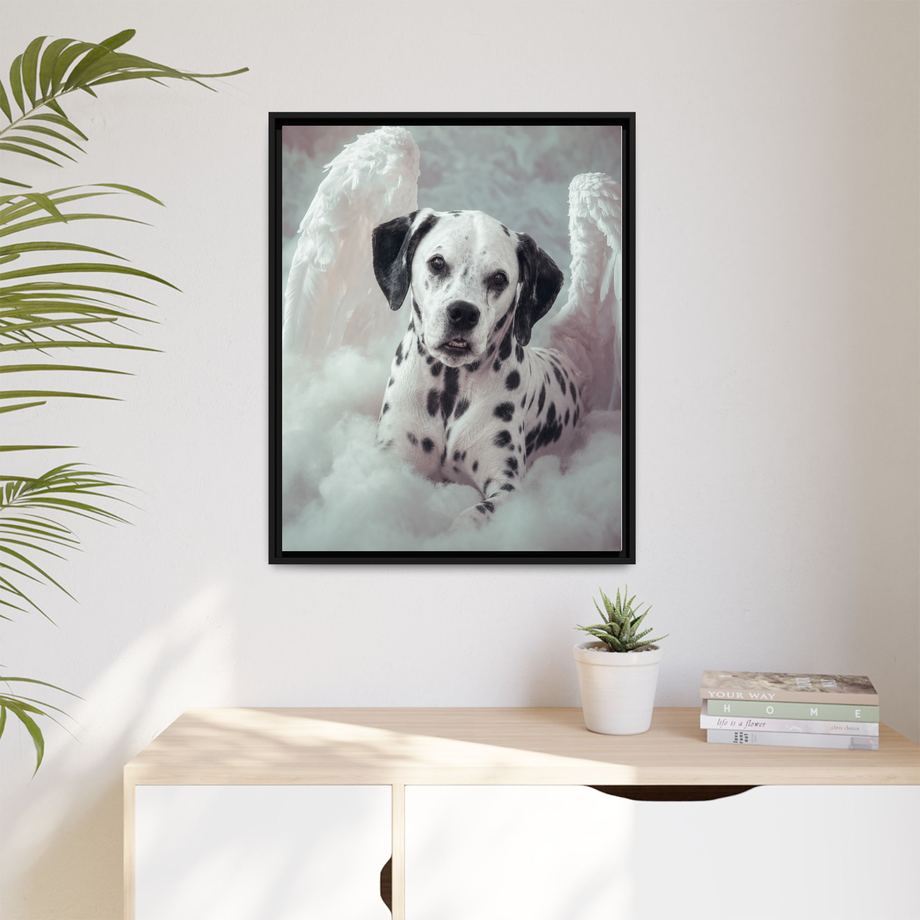 Framed 24x30 Black context