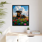 Framed 24x30 Black context