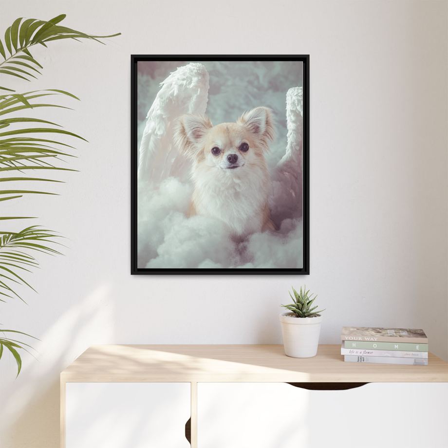 Framed 24x30 Black context