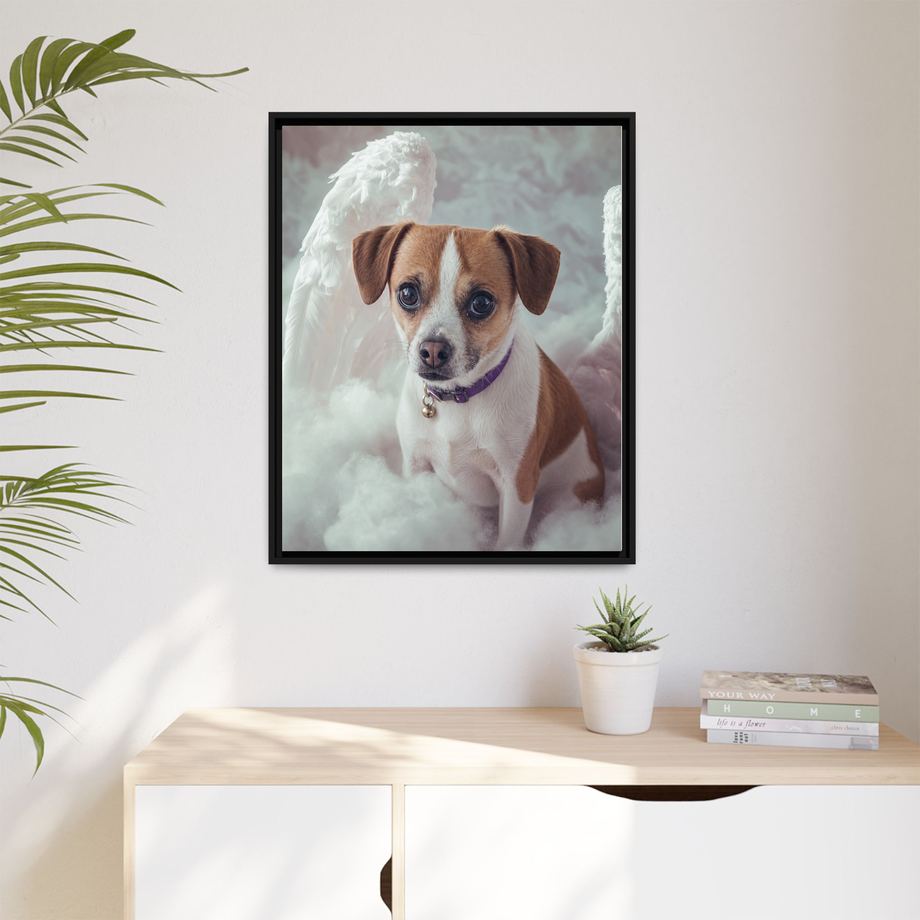 Framed 24x30 Black context
