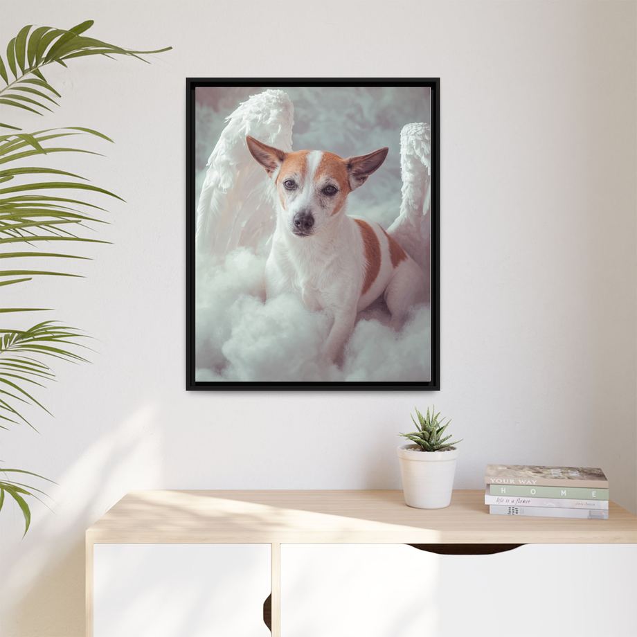 Framed 24x30 Black context