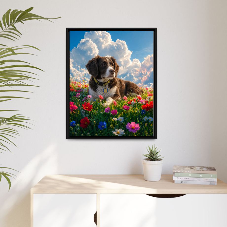 Framed 24x30 Black context