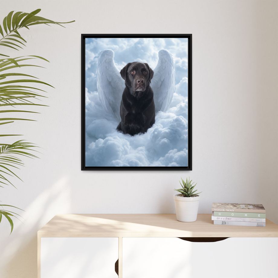 Framed 24x30 Black context