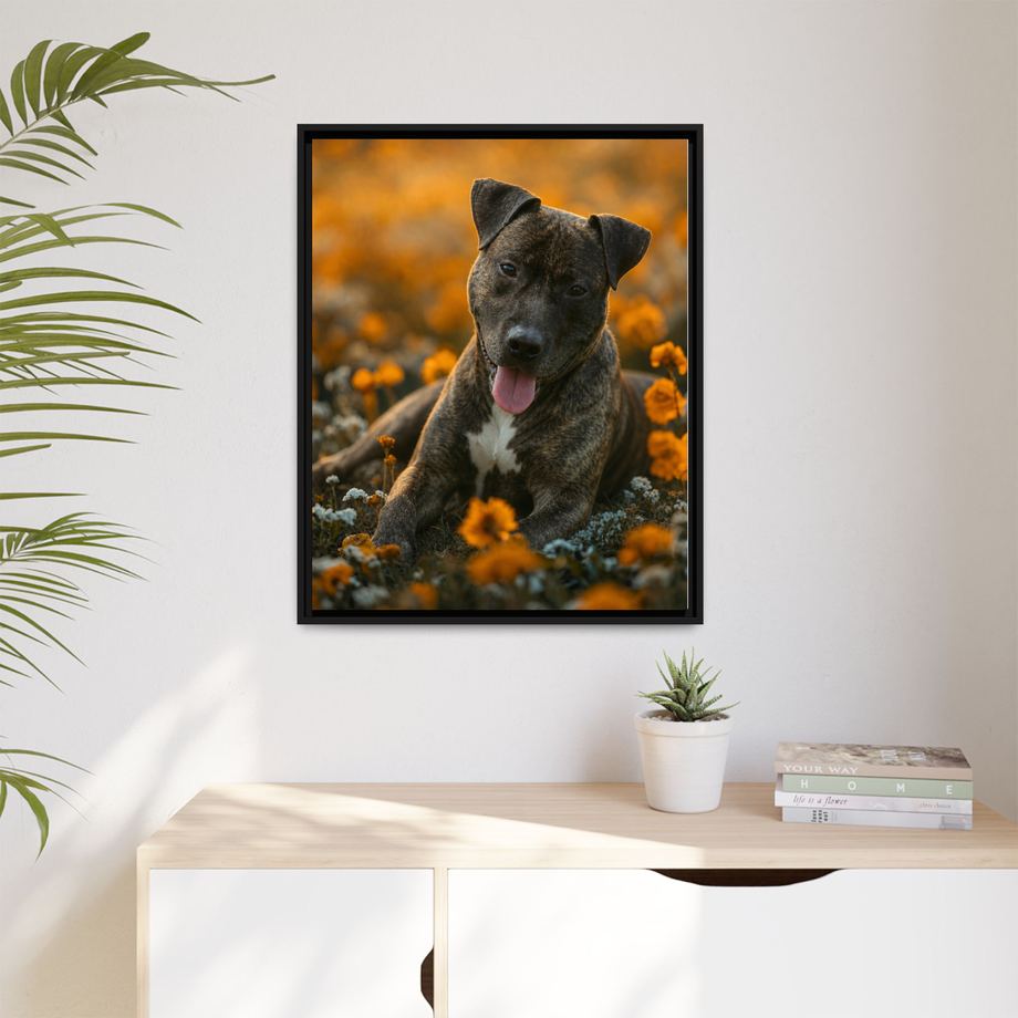 Framed 24x30 Black context