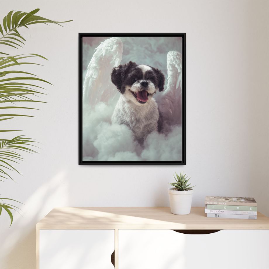 Framed 24x30 Black context