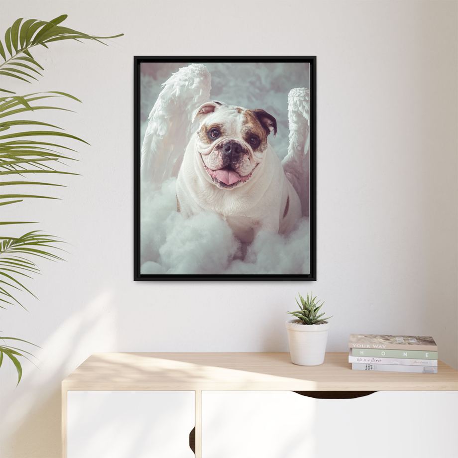 Framed 24x30 Black context