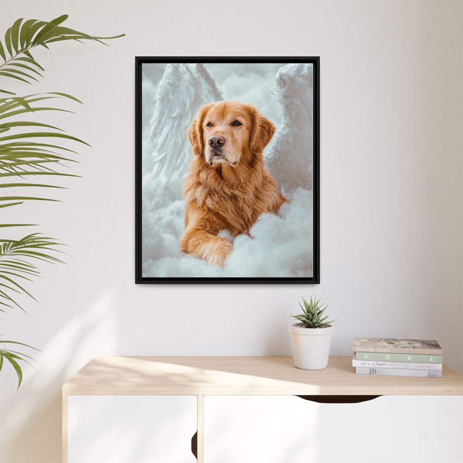 Framed 24x30 Black context