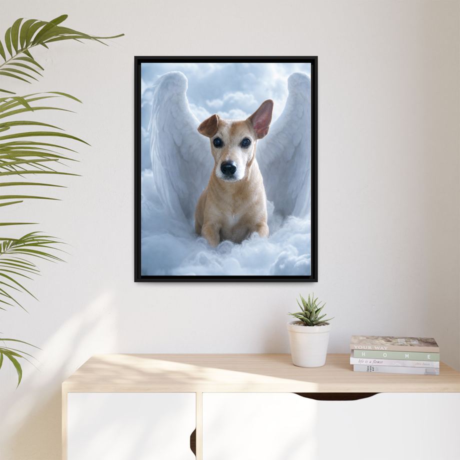 Framed 24x30 Black context