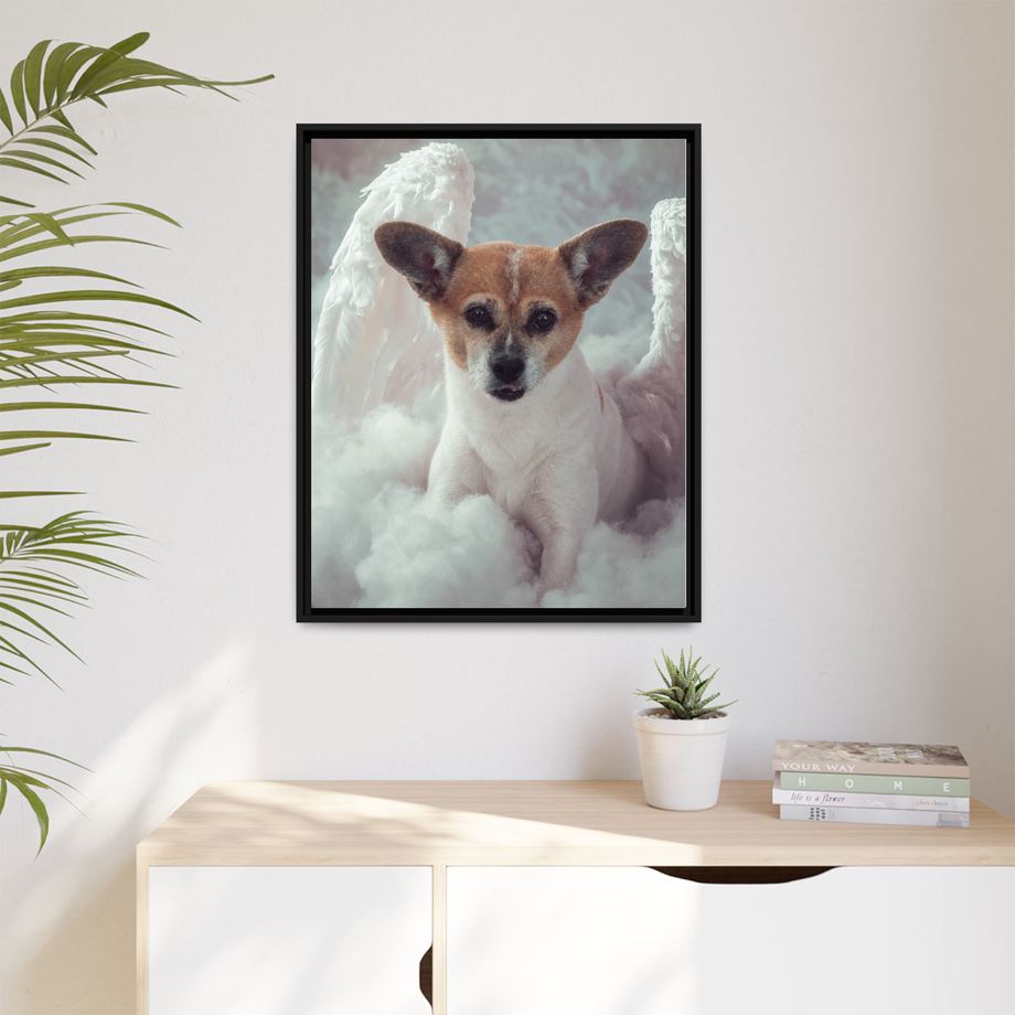 Framed 24x30 Black context
