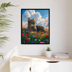 Framed 24x30 Black context