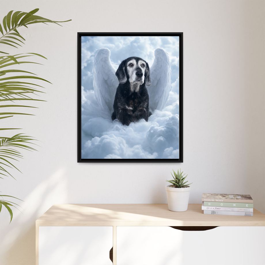 Framed 24x30 Black context