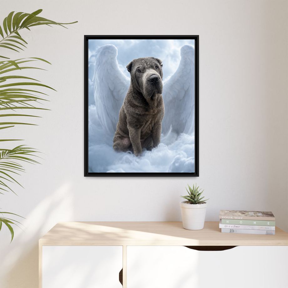 Framed 24x30 Black context
