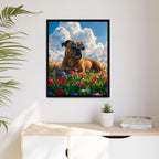 Framed 24x30 Black context