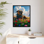 Framed 24x30 Black context