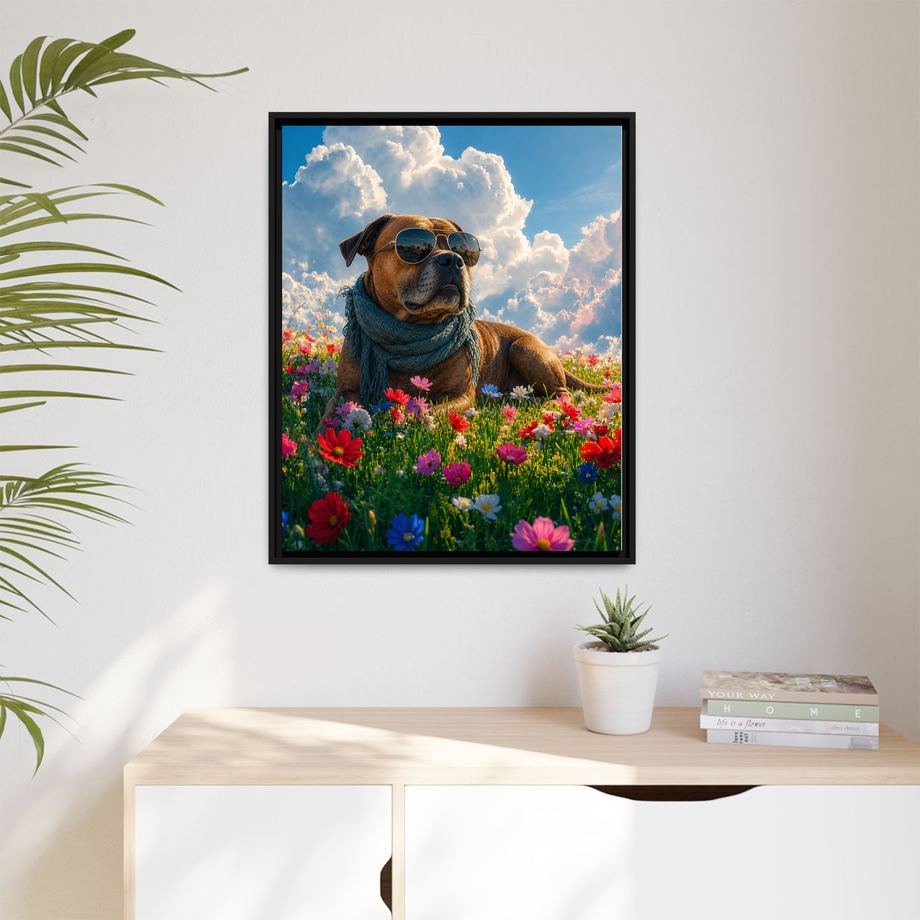Framed 24x30 Black context