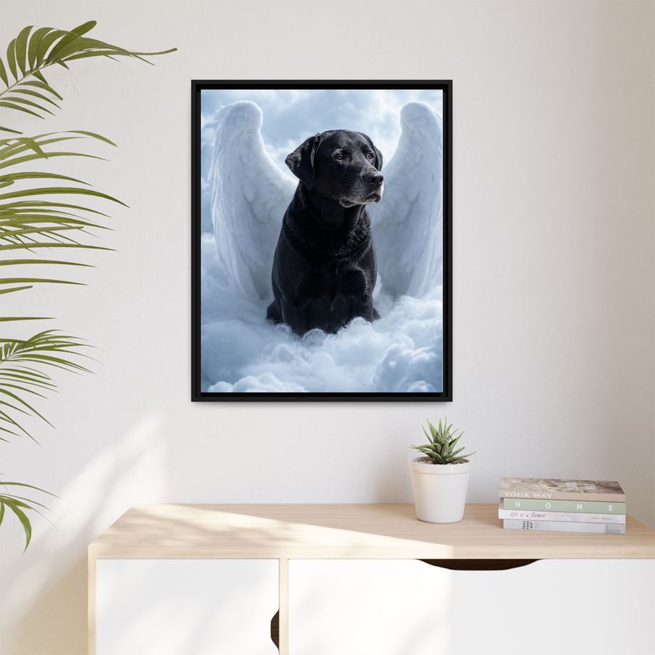 Framed 24x30 Black context
