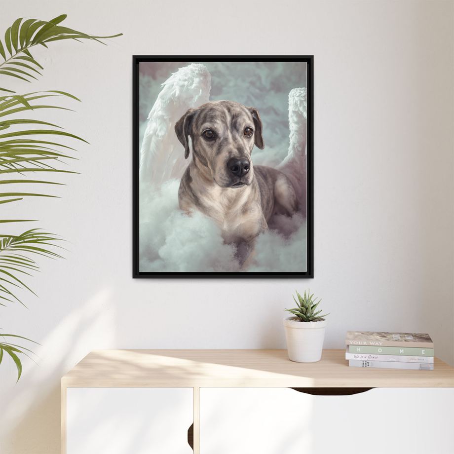 Framed 24x30 Black context