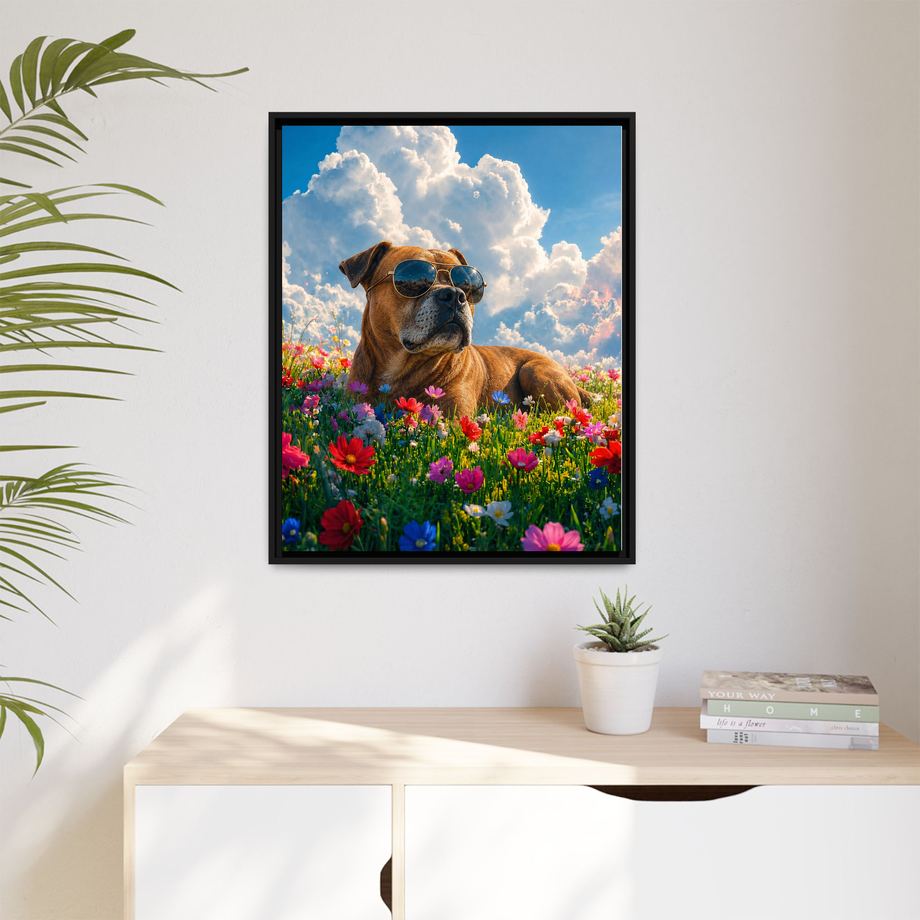 Framed 24x30 Black context
