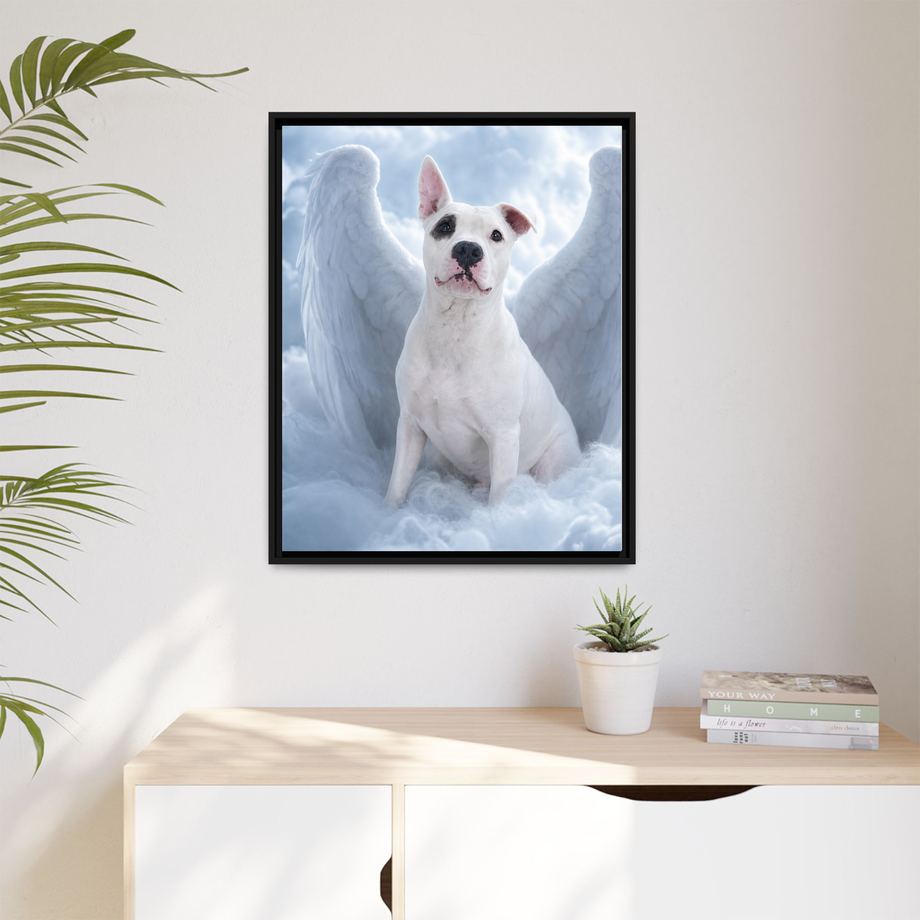 Framed 24x30 Black context
