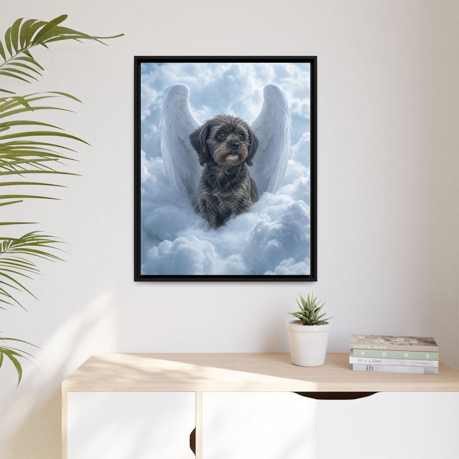 Framed 24x30 Black context