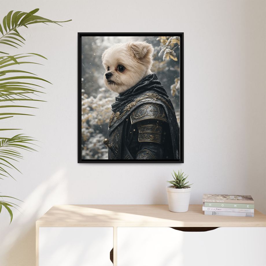 Framed 24x30 Black context