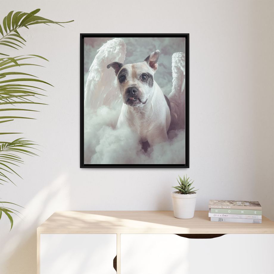 Framed 24x30 Black context