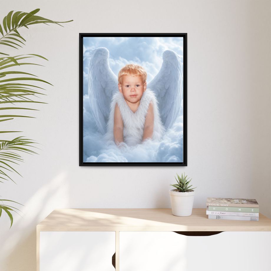 Framed 24x30 Black context