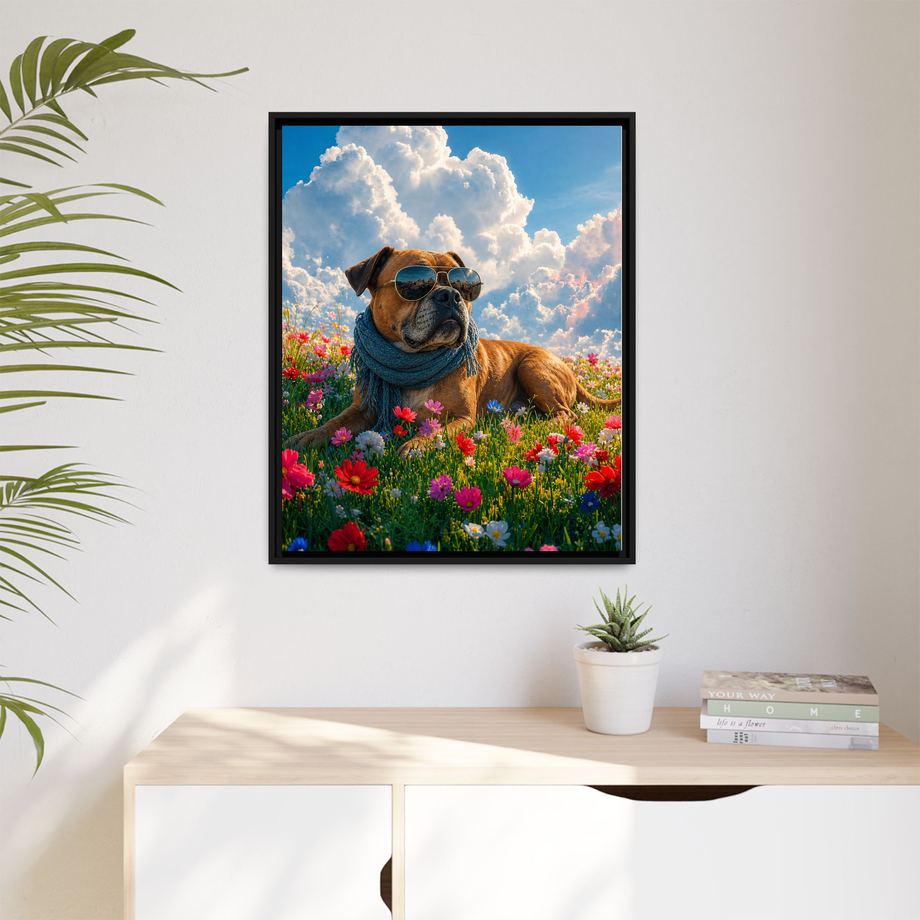 Framed 24x30 Black context
