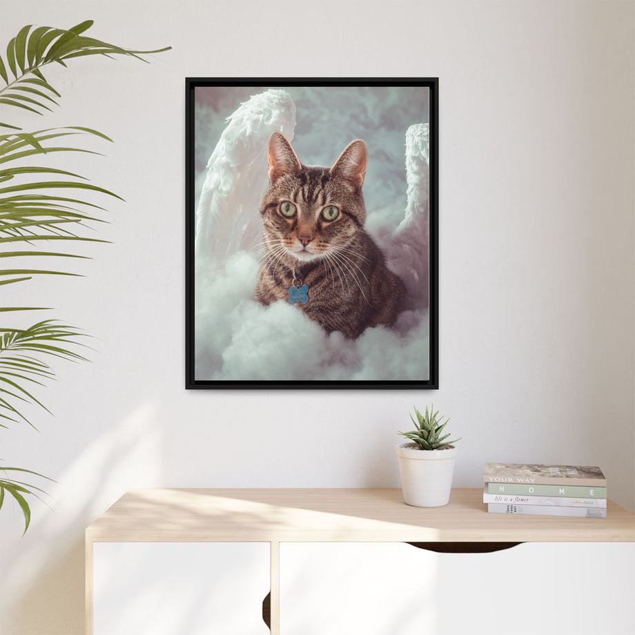 Framed 24x30 Black context