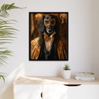 Framed 24x30 Black context