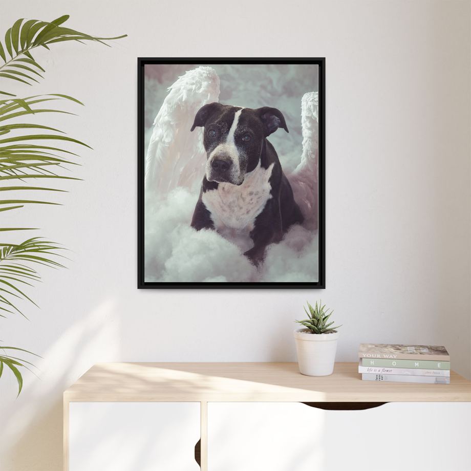 Framed 24x30 Black context