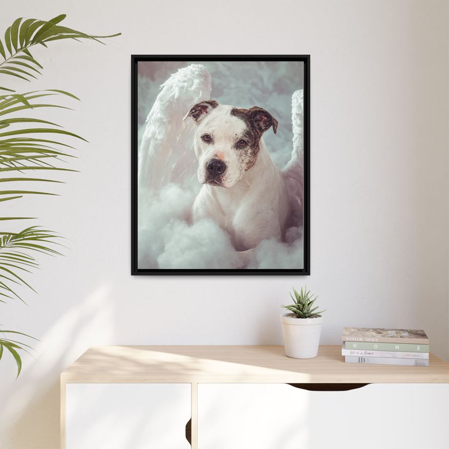 Framed 24x30 Black context