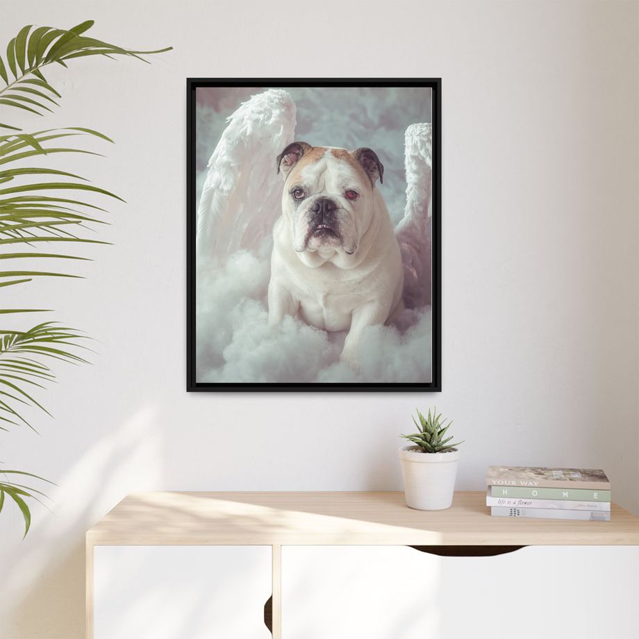 Framed 24x30 Black context