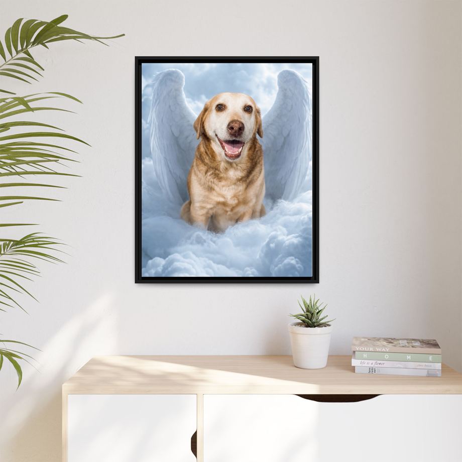 Framed 24x30 Black context