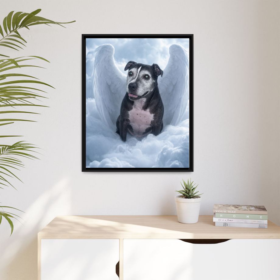 Framed 24x30 Black context