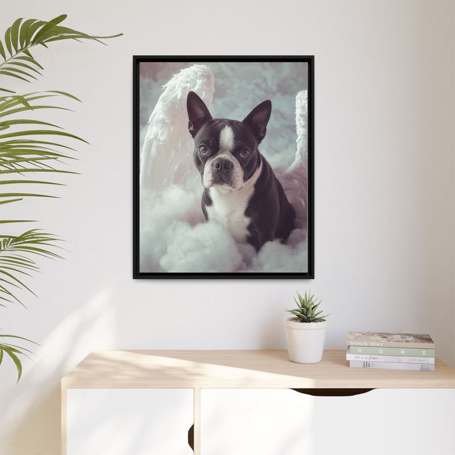 Framed 24x30 Black context