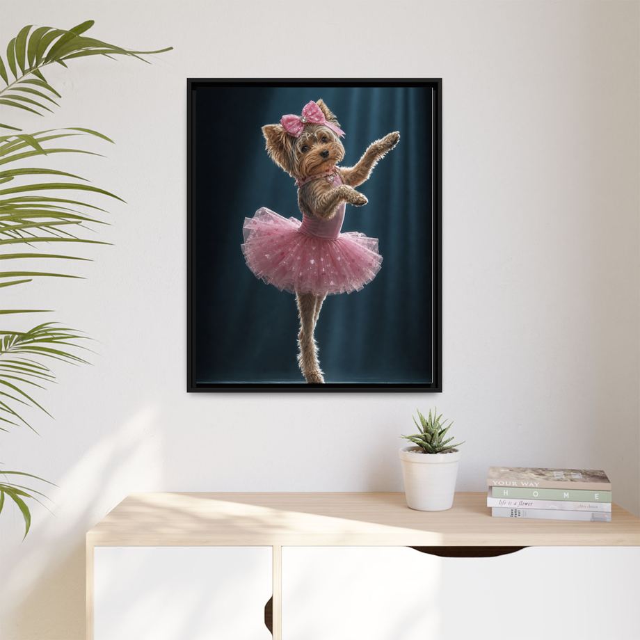 Framed 24x30 Black context