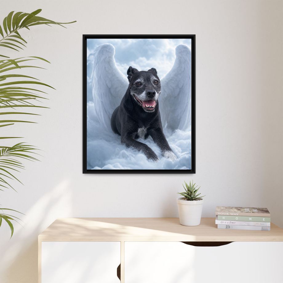 Framed 24x30 Black context