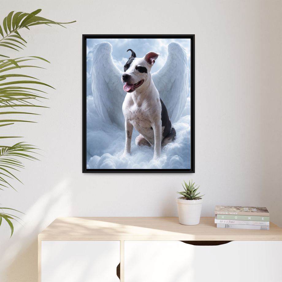 Framed 24x30 Black context