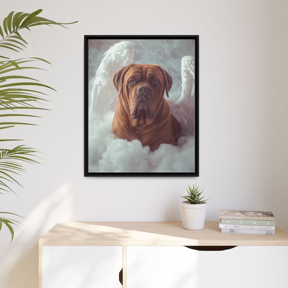 Framed 24x30 Black context
