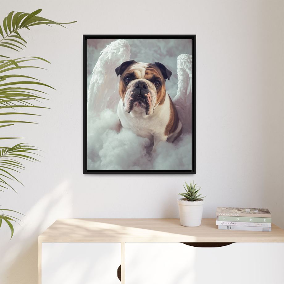 Framed 24x30 Black context