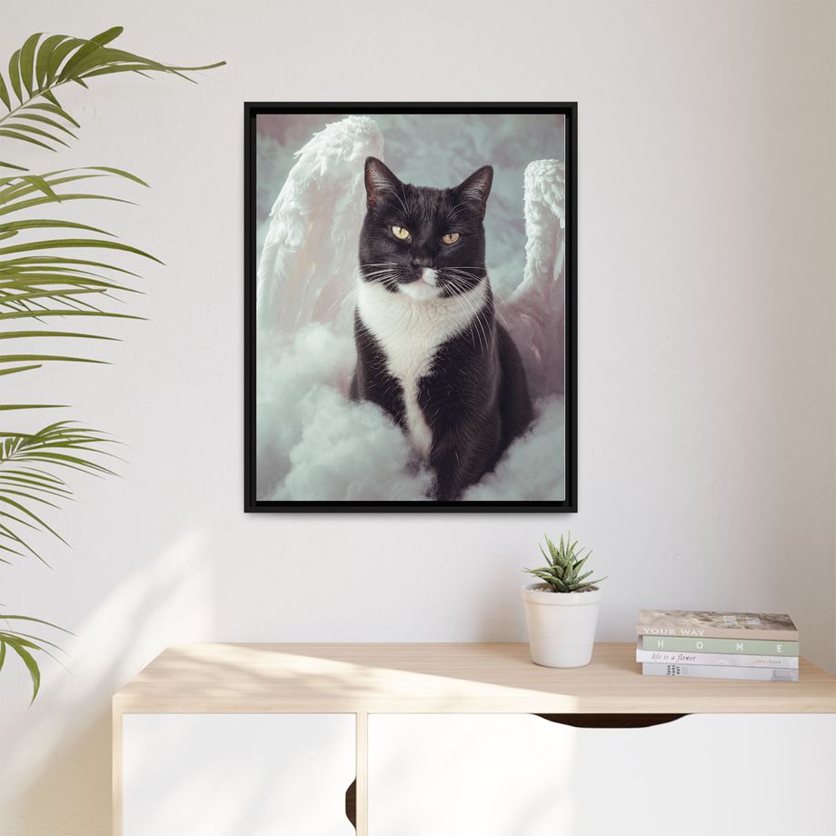 Framed 24x30 Black context