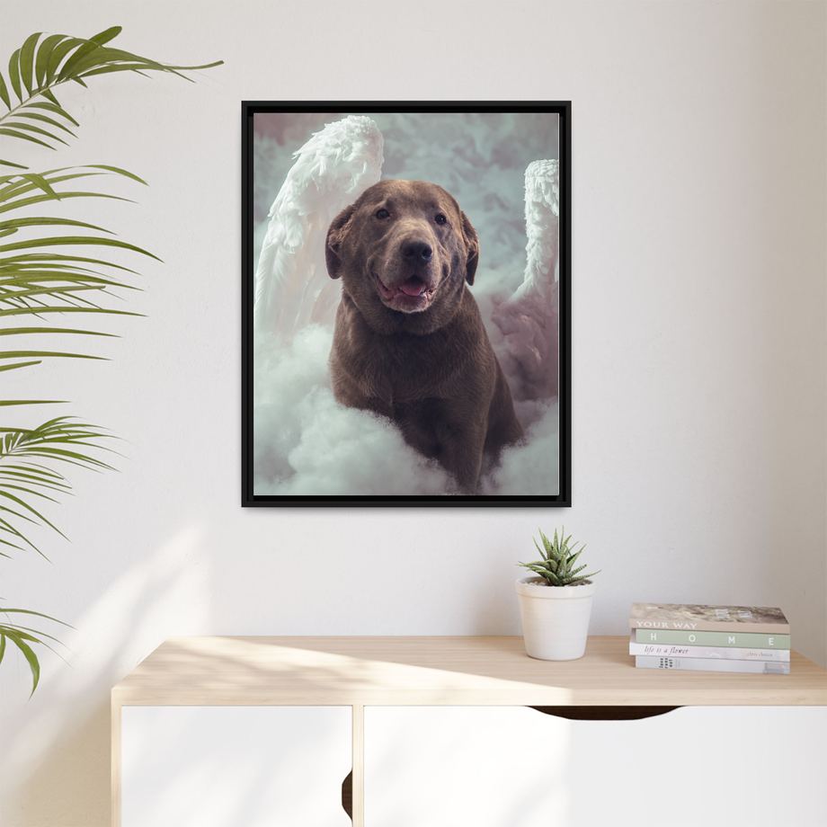 Framed 24x30 Black context