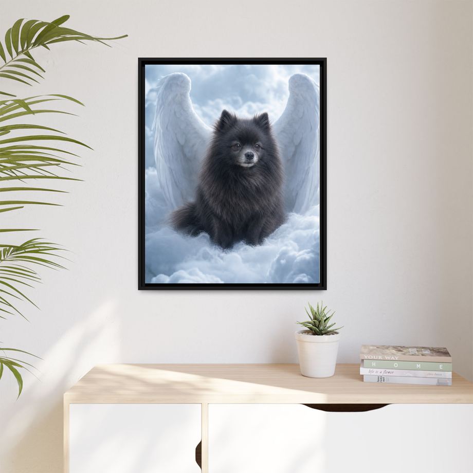Framed 24x30 Black context